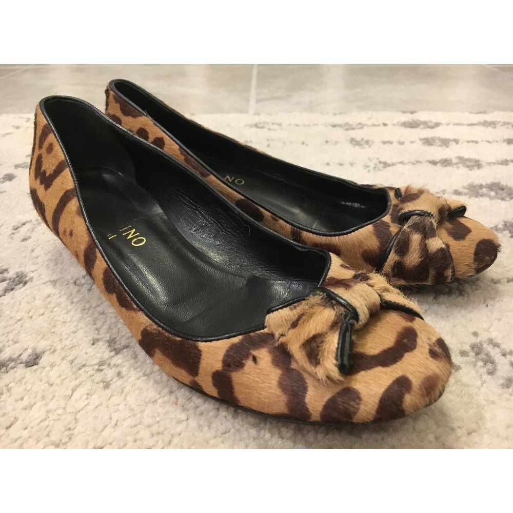 Valentino Garavani Animal Print Pony Hair Heels